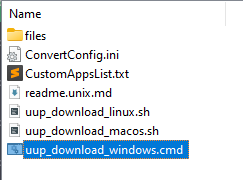 UUP Dump .bat File Showcase